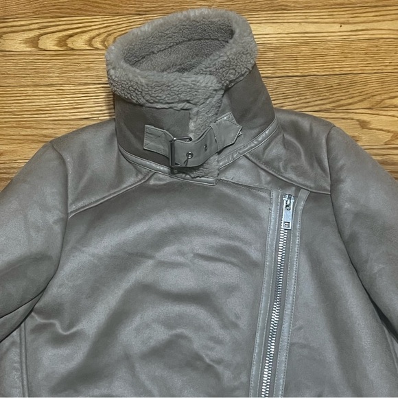 Zara Double Faced Jacket Tan Size Small Great Condition - Picture 13 of 14